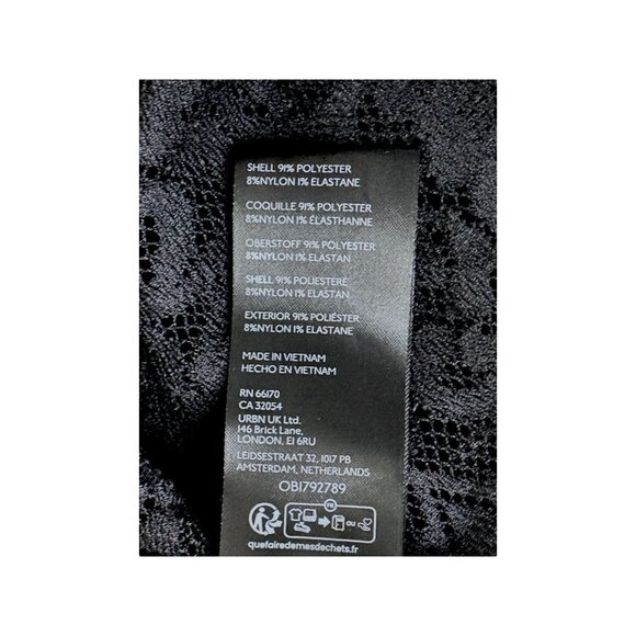 Free People Black Lace Maxi Dress Sweetheart Neckline NWT - Picture 6 of 7